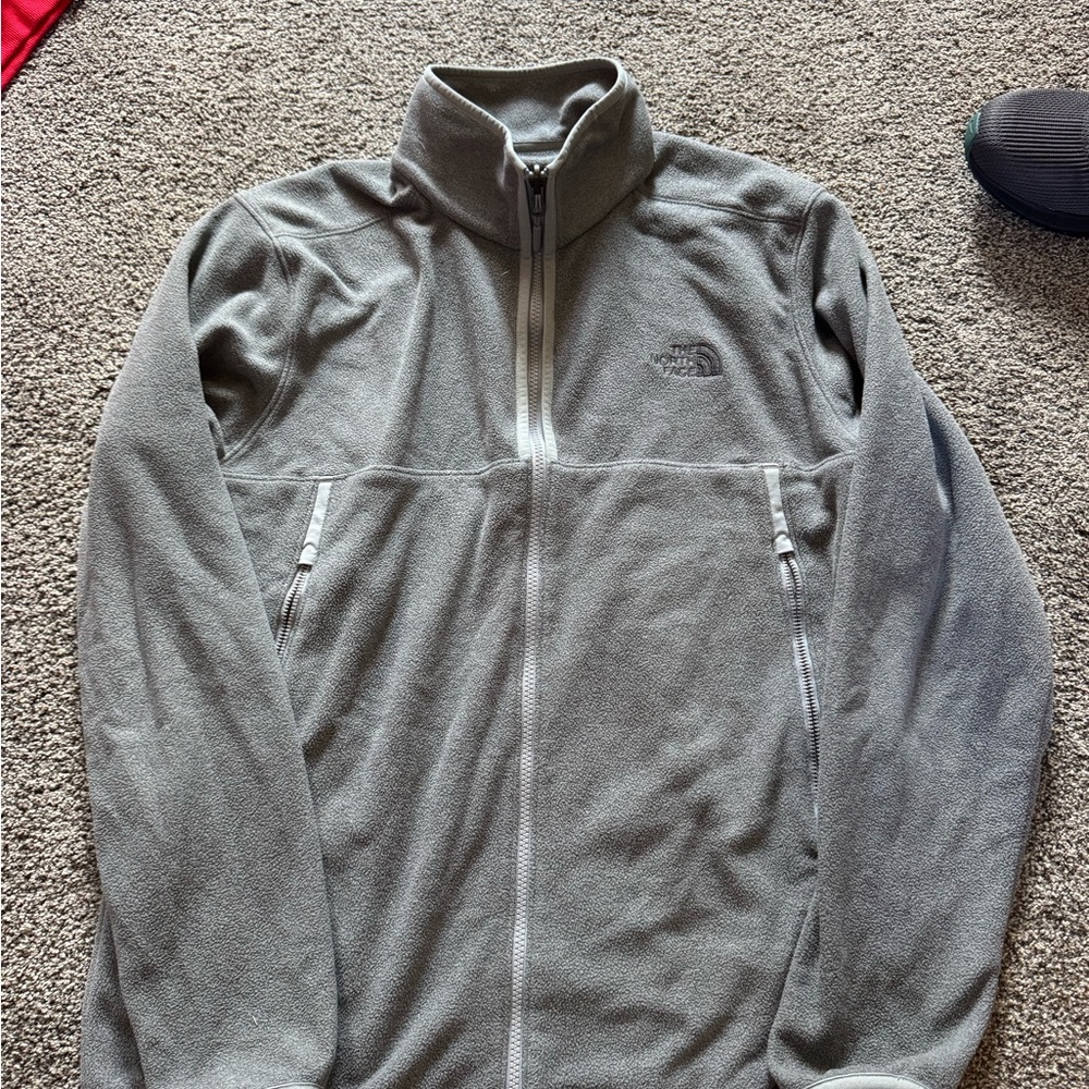 The North Face Light Gray Fleece Jacket